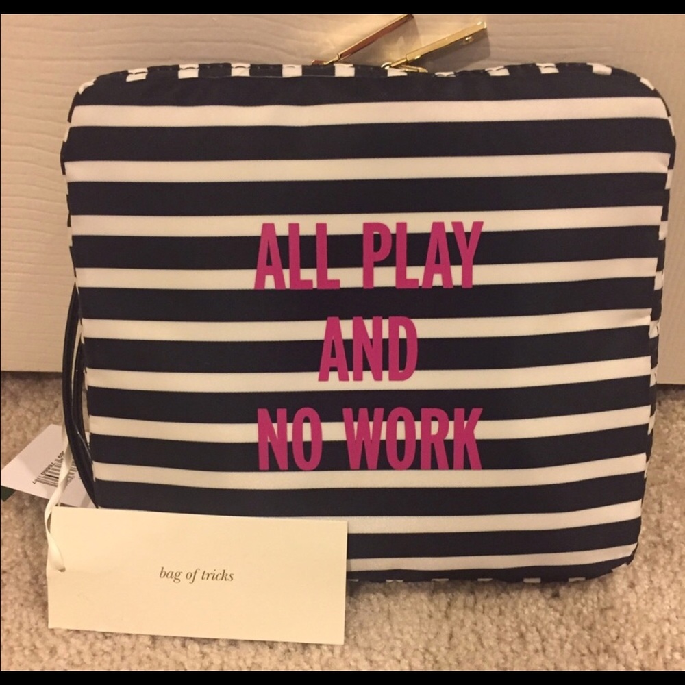 NWOT KATE SPADE pop up duffel bag.